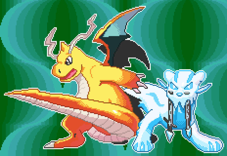 Dragonite + Chien-Pao (232x160 px)